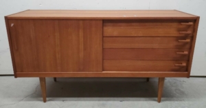 Danish Teak Mid-Century Credenza